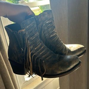 Corral Fringe Booties
